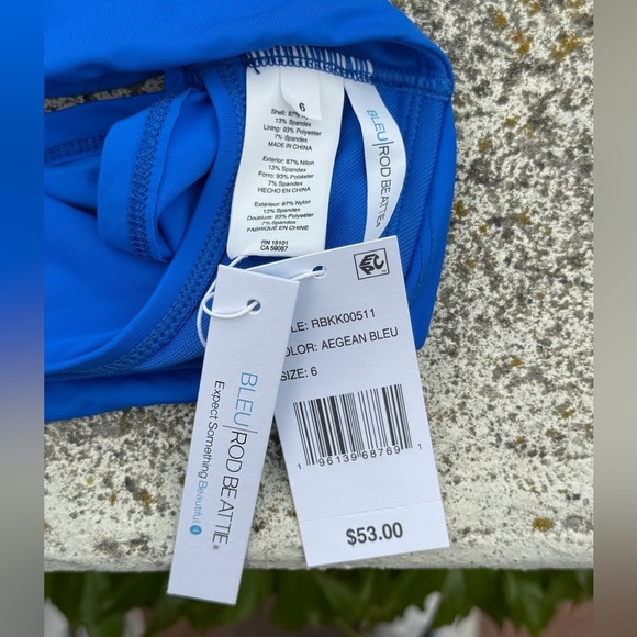 NWT Bleu Rod Beattie high waist "James Bonded" bikini bottom - size 6 - Picture 4 of 4